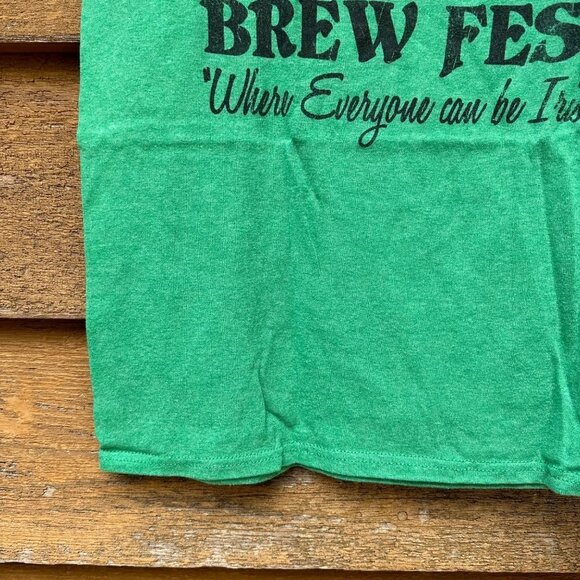 Fifth Sun O’Malley’s Green Brew Fest Where everyone is Iris St Patrick’s Day T-S - Picture 4 of 13